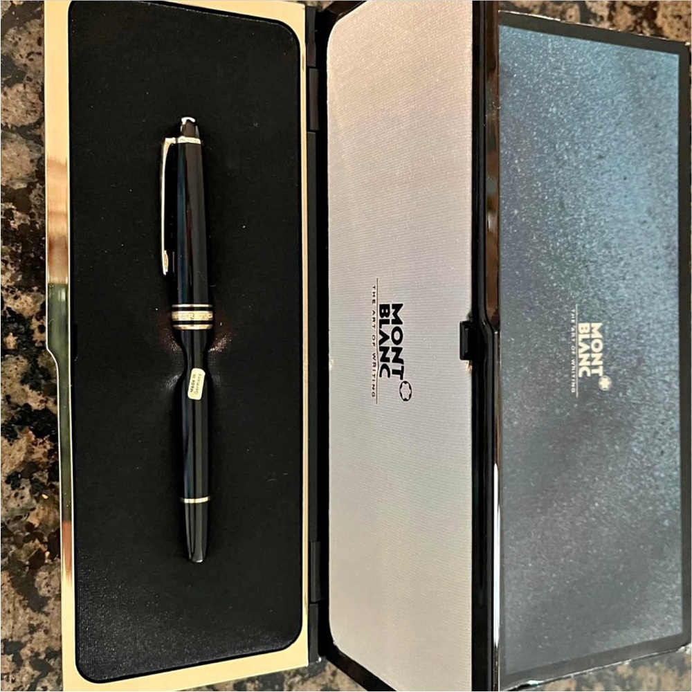 Montblanc
Montblanc 1990s Meisterstuck Black / Gold Trim Ballpoint Pen
Vintage M